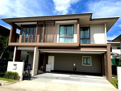 บ้านเดี่ยวให้เช่า : #R8728  🎉 100169  ให้เช่าบ้าน Burasiri Krungthep Kreetha 