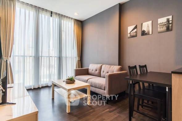 picture 1-BR Condo The Line Asoke - Ratchada, High-Floor 16th, 300m to MRT Phra Ram 9 (ID 2535505) - 4/8