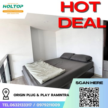 #R8748 🎉 110169 Condo for Rent: Origin Plug & Play Ramintra