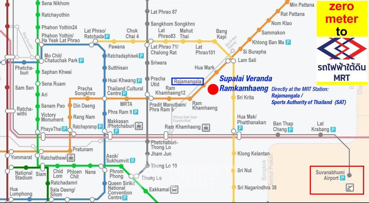 รูป คอนโด 2 ห้องนอน ขาย ที่ ศุภาลัย เวอเรนด้า รามคำแหง ใกล้รามคำแหง (ชั้น 7) (ID 2537330) - รูปที่ 19/45