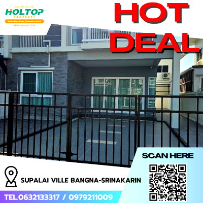 เช่าบ้านเดี่ยว สมุทรปราการ : #R8738 🎉 110169 ให้เช่าบ้าน Supalai Ville Bangna-Srinakarin 