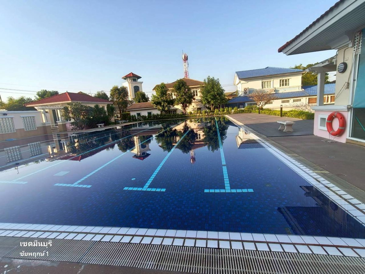 รูป บ้านรีโนเวทใหม่ เนื้อที่เยอะกว้าง จัดสวนสวยงาม มบ.ชัยพฤกษ์ 1 คุ้มเกล้า 7 เขตมีนบุรี ราคาสุดคุ้ม ร่มรื่น - รูปที่ 36/58