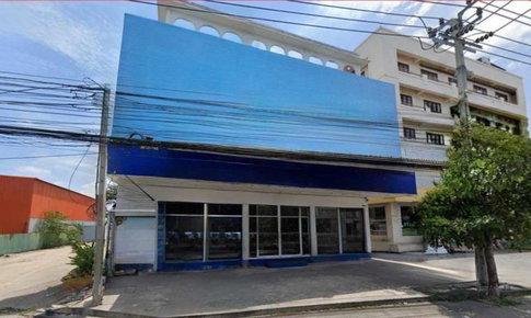 ให้เช่าตึกอาคารพาณิชย์ 3ชั้น ทำสำนักงาน ร้านอาหาร คลินิก โชว์รูม ติดถนนเทพารักษ์ สมุทรปราการ ใกล้btsทิพวัล 350เมตร