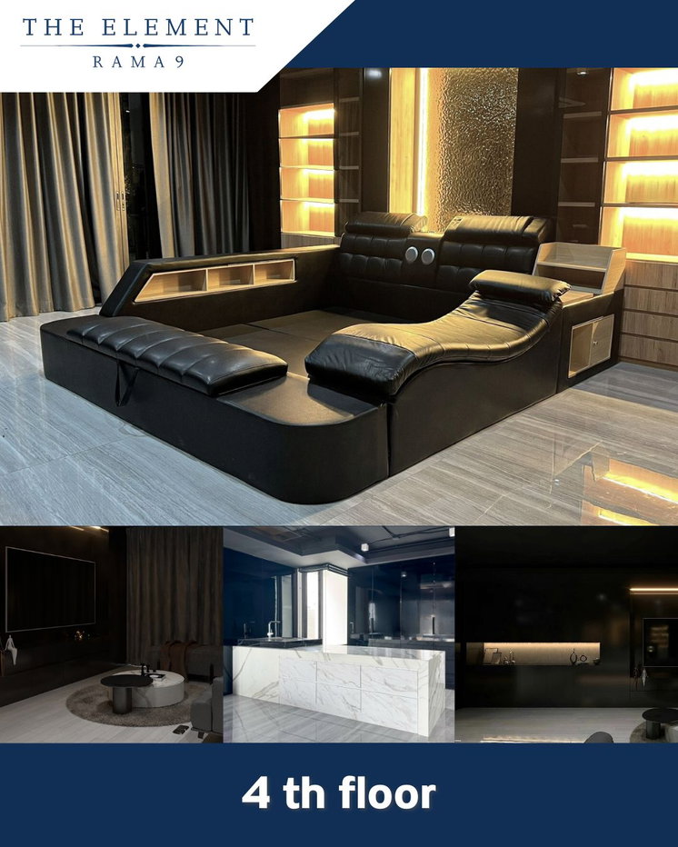 รูป ขายพร้อมผู้เช่า The Element Rama9 (拉玛九商住两用房) โฮมออฟฟิศสุดหรู  built-inทั้งหลัง และห้องคาราโอเกะ - รูปที่ 24/32
