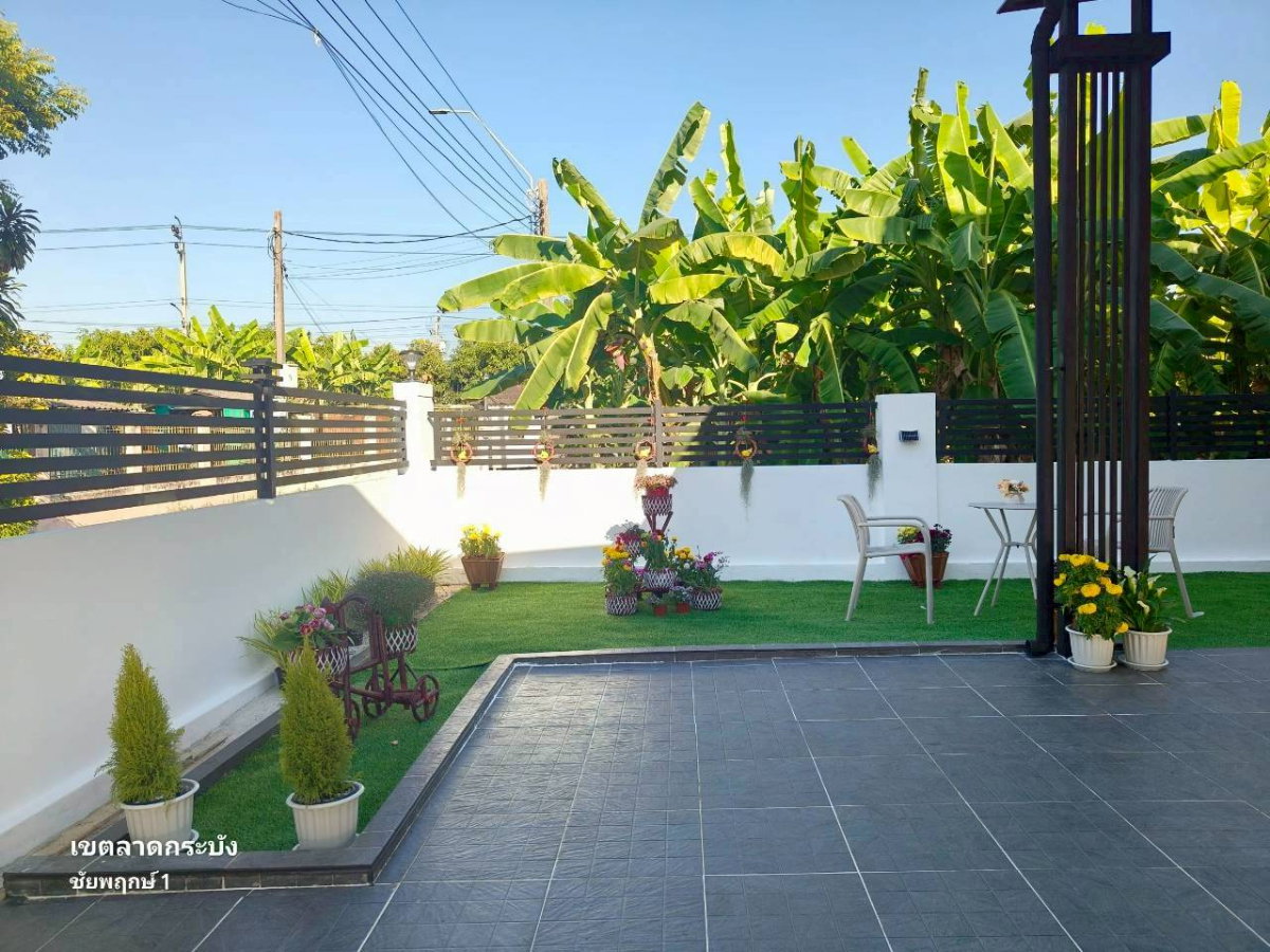 รูป บ้านรีโนเวทใหม่ เนื้อที่เยอะกว้าง จัดสวนสวยงาม มบ.ชัยพฤกษ์ 1 คุ้มเกล้า 7 เขตมีนบุรี ราคาสุดคุ้ม ร่มรื่น - รูปที่ 8/58