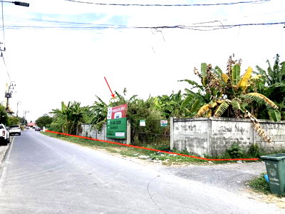 ที่ดิน โรงเรียนนานาชาติเด่นหล้า : ที่ดินว่างเปล่า 1847 ตร.วา ปากเกร็ด นนทบุรี 40.3M