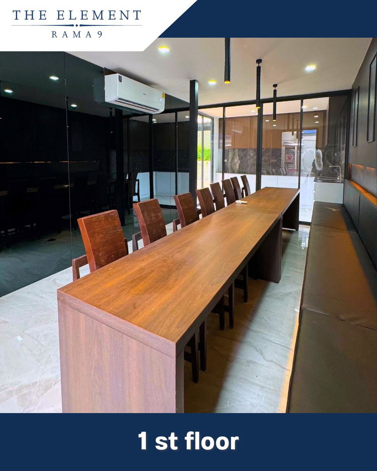 รูป ขายพร้อมผู้เช่า The Element Rama9 (拉玛九商住两用房) โฮมออฟฟิศสุดหรู  built-inทั้งหลัง และห้องคาราโอเกะ - รูปที่ 7/32