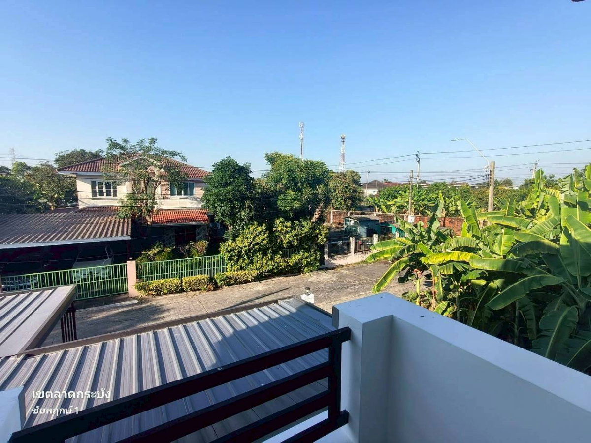 รูป บ้านรีโนเวทใหม่ เนื้อที่เยอะกว้าง จัดสวนสวยงาม มบ.ชัยพฤกษ์ 1 คุ้มเกล้า 7 เขตมีนบุรี ราคาสุดคุ้ม ร่มรื่น - รูปที่ 33/58