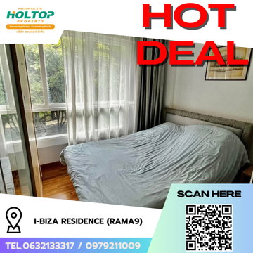 #R8826 🎉 130169 Condo for Rent: i-biza residence (Rama 9)