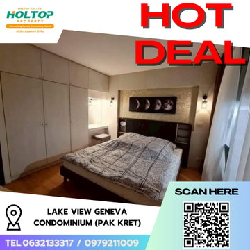 #R8795  🎉 130169 ให้เช่าคอนโด Lake View Geneva Condominium (Pak Kret)