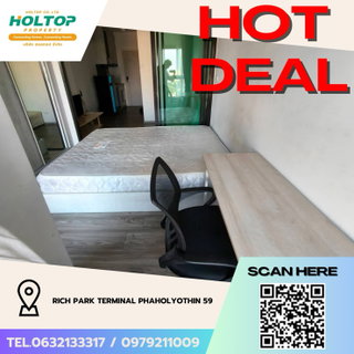 รูปภาพ #Z4091💥 120169 🔥 Condo for Rent: Rich Park Terminal Phaholyothin 59