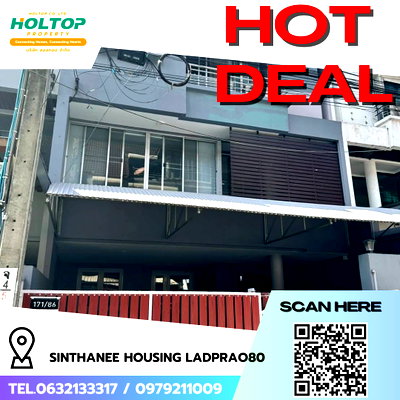 ทาวน์โฮมให้เช่า : #R8804  🎉 130169 ให้เช่าบ้าน Sinthanee Housing Ladprao80