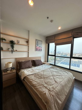 P-43355 — ขายไม่มีผู้เช่า 2.85 ล้านบาท คอนโด The Base Park East Sukhumvit 77 1 ห้องนอน วิวเมือง ใกล้ BTS พระโขนง 085-592-2897 Line: @easythaihome