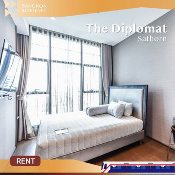  The Diplomat Sathorn 🌃 ห้องสวย เฟอร์ครบ ใจกลางสาทร 💝 ใกล้ BTS สุรศักดิ์  