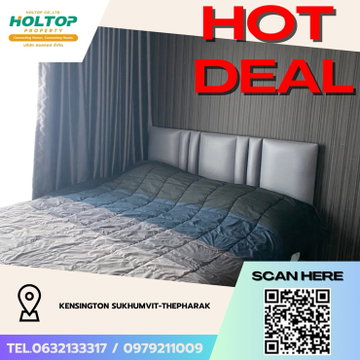 #Z4137💥 140169 🔥ให้เช่าคอนโด Kensington Sukhumvit-Thepharak