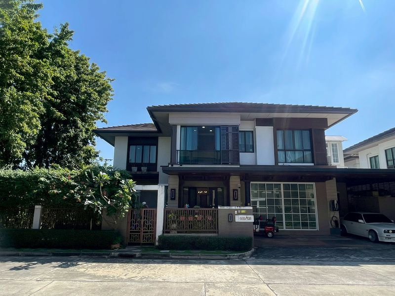 ขายบ้านเดี่ยว : 🏡 ขายบ้านหรู หลังมุม เกือบ 100 ตร.วา 🏠เศรษฐสิริ วัชรพล ❤️5 ห้องนอน 4 ห้องน้ำ ✨เพียง 12.50 ล้านบาท