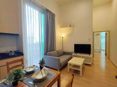 🎀#PT2405_113 🎀💥Urgent💥 Available February 1st, 2026. Click quickly before it's gone‼️ For Rent 35k.🔥🔥 Noble Revolve Ratchada 2 Condo