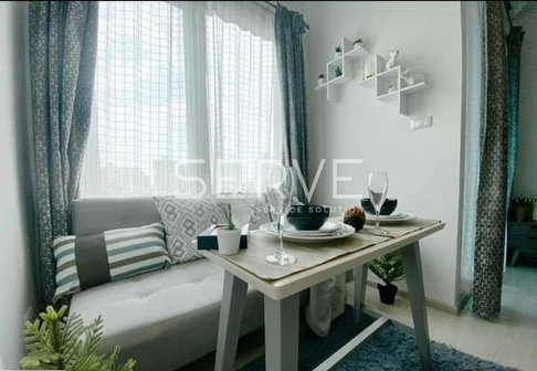 1 Bed 1 Bath Nice Room City View Fully furnished Good Location Next to MRT Huai Khwang  @  Chapter One Eco Ratchada Huaikwang