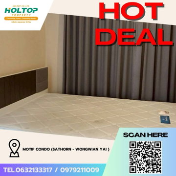 #Z4166💥 150169 🔥ให้เช่าคอนโด Motif Condo (sathorn - wongwian yai )