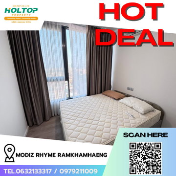 #R8864 🎉 170169 Condo for Rent: Modiz Rhyme Ramkhamhaeng