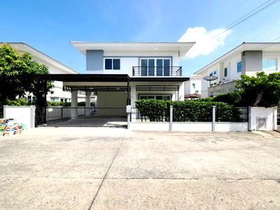 บ้านเดี่ยว รพ.กรุงไทย เวสเทิร์น : [ขายแล้วค่ะ] ขายบ้านเดี่ยว 2 ชั้น ม.คุณาลัย คอร์ทยาร์ด ขนาด 50.8 ตร.ว. 3นอน 3น้ำ [บ้านกล้วย-ไทรน้อย] ขาย 3.25ล้าน