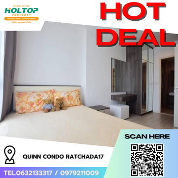 #R8851 🎉 170169 Condo for Rent: Quinn Condo Ratchada 17