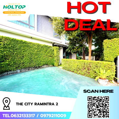 บ้านเดี่ยวให้เช่า : #R8900   🎉 180169 ให้เช่าบ้าน The City Ramintra 2 