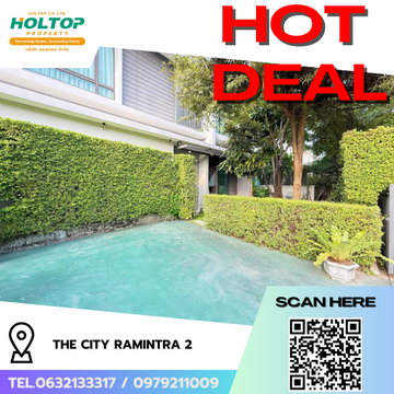 #R8900 🎉 180169 House for Rent: The City Ramintra 2