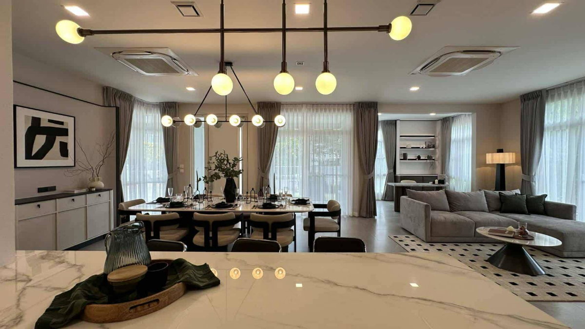 รูป ให้เช่า บ้าน มัณฑนา บางนา วงแหวน บ้านเดี่ยว 2 ชั้น 4 ห้องนอน 152 ตรว 335 ตรม บ้านใหม่ หลังมุม ขนาดใหญ่ที่สุด เฟอร์นิเจอร์ : MJ26R-002 - รูปที่ 3/14