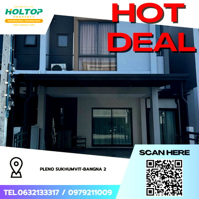 Townhouses for rent : #Z4219💥 190169 🔥House for Rent: Pleno Sukhumvit-Bangna 2
