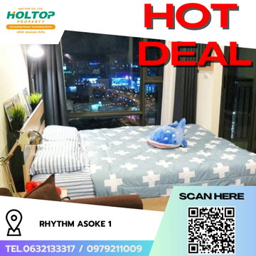 #R8931 🎉 190169 Condo for Rent: Rhythm Asoke 1