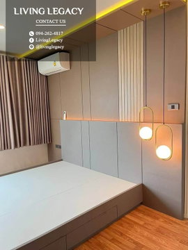 T7K8IX ให้เช่าคอนโด Lumpini Ville Phatanakan - Srinakarin 31.5 ตร.ม. ชั้น 21 line id : @livinglegacy