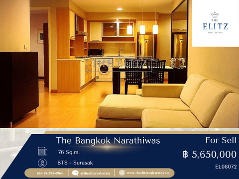 ✨Oasis ใจกลางนราธิวาส ✨ ขาย The Bangkok Narathiwas ห้องกว้าง เงียบสงบ เป็นส่วนตัว สังคมคุณภาพ 🎉