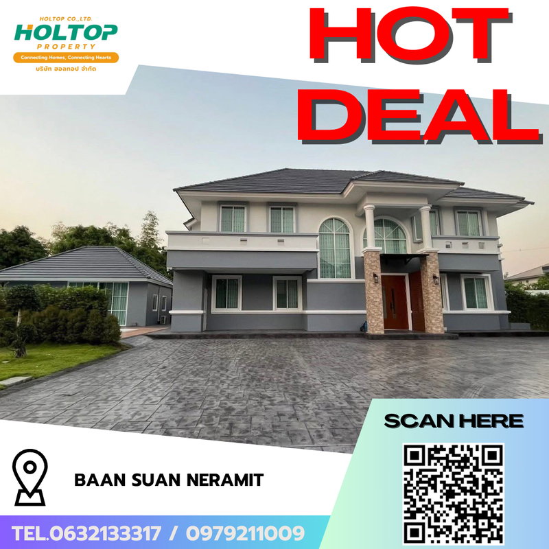 บ้านเดี่ยวให้เช่า : #R8972 🎉 200169  ให้เช่าบ้าน  Baan Suan Neramit
