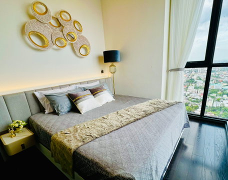 P-40039 วิวเมืองทองหล่อสุดปัง! 2 ห้องนอนหรูหรา @ พาร์ค ออริจิ้น ทองหล่อ - 58,000 บาท Line Id: @easythaihome 085-592-2897