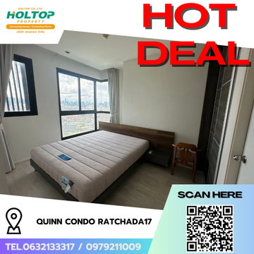 #R8983 🎉 210169 ให้เช่าคอนโด Quinn Condo Ratchada17