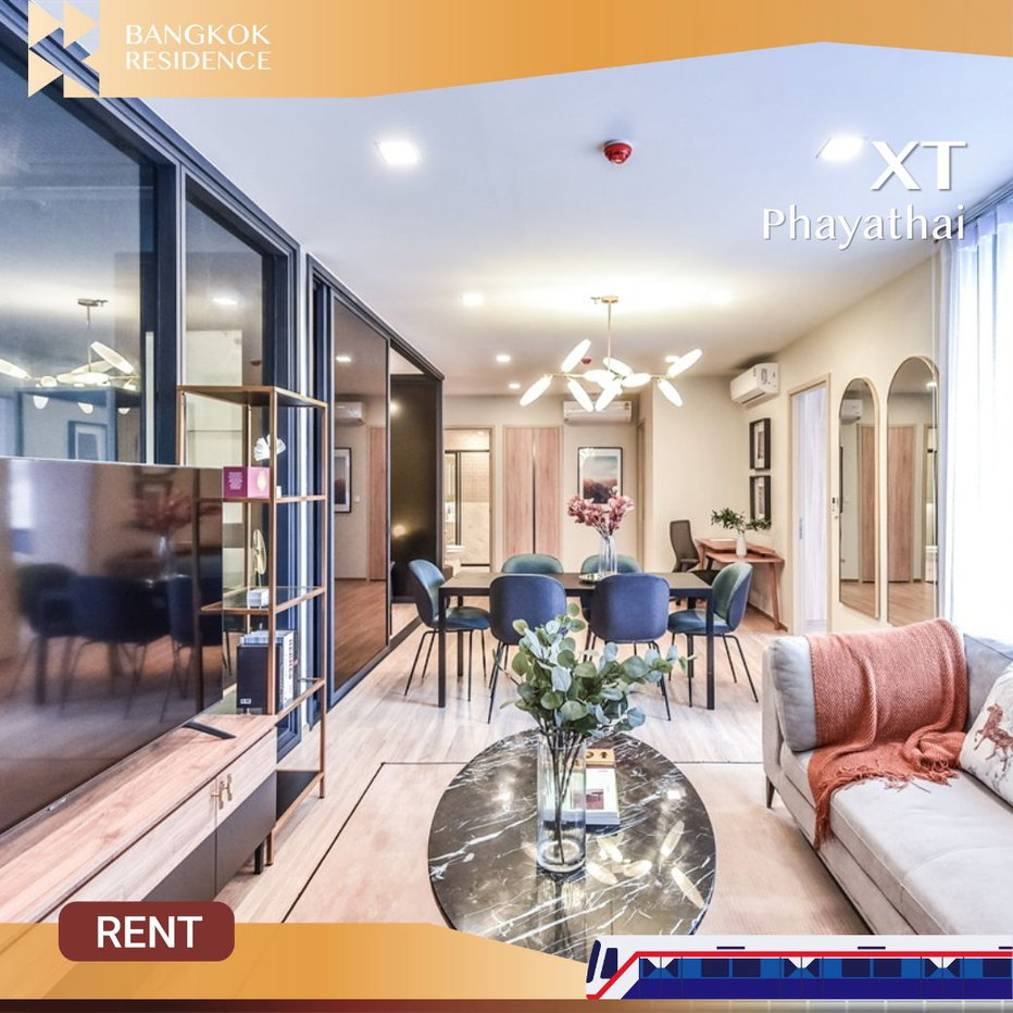 รูป XT Phayathai 🌃 ห้องใหญ่พิเศษ 3 ห้องนอน ดีไซน์หรู💖ใกล้ BTS พญาไท - รูปที่ 1/13
