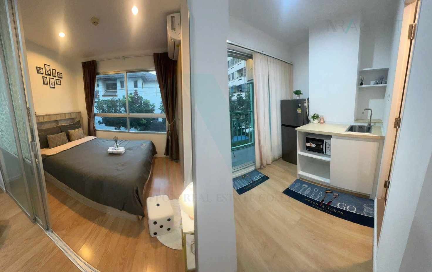 รูป ขายคอนโด ลุมพินี วิลล์ อ่อนนุช 46 อาคาร B1 ชั้น 3 1 ห้องนอน ขนาด 23 ตรม ใกล้ Seacon Square - รูปที่ 7/8