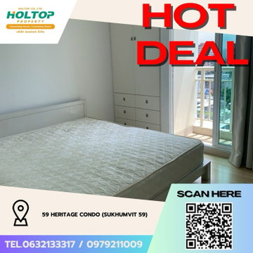 #Z4264💥 210169 🔥ให้เช่าคอนโด 59 Heritage Condo (Sukhumvit 59)