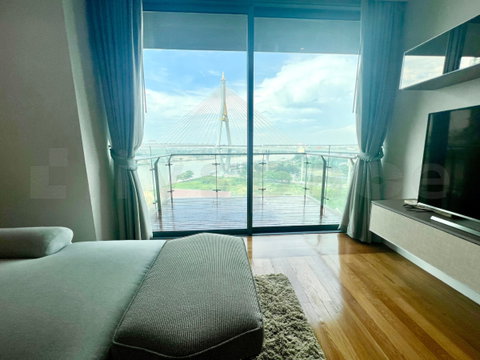 ▚ LF172ツ ให้เช่า: The Pano Rama 3 – 2 Bed 107 ตร.ม. 🥇วิวแม่น้ำพาโนรามา! ชมพระอาทิตย์ตกได้ทุกวัน ห้องใหญ่แต่งสวย ราคาดีมาก