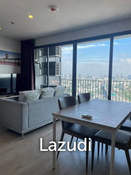 53 sqm high floor 2 bedroom condo at IDEO O2 Bangna Bangkok
