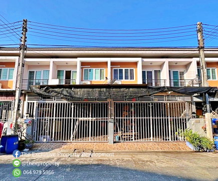 Best Price! Urgent Sale – 2 Adjacent Townhouses, Move-in Ready! Land area 44 sq.wah Sutrong Cozy Village, Rangsit – Khlong 6