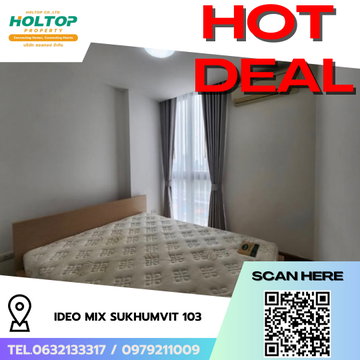 #R9011 🎉 240169 ให้เช่าคอนโด Ideo Mix Sukhumvit 103