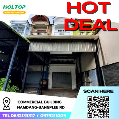 เช่าอาคารพาณิชย์ วิทยาลัยนานาชาติราฟเฟิลส์ : #R9014 🎉 240169 ให้เช่า Commercial building  Namdang-Bangplee Rd