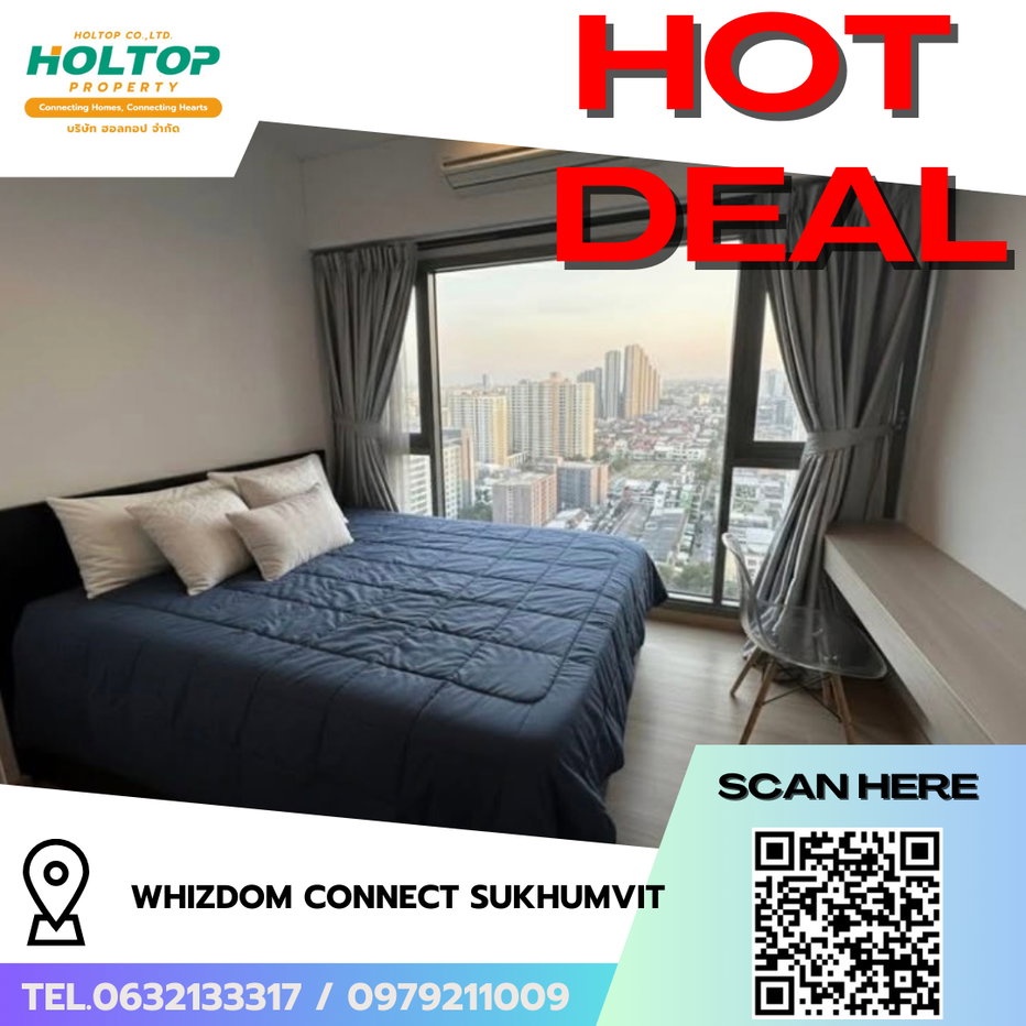 รูป #R9032 🎉 250169 ให้เช่าคอนโด Whizdom Connect Sukhumvit  - รูปที่ 1/6