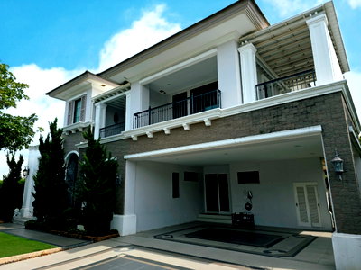 ขายบ้านเดี่ยว : [บ้านหลังริม] ลดาวัลย์ ราชพฤกษ์-ปิ่นเกล้า 470 ตร.ม. สวนสวยสไตล์อังกฤษ ทิศใต้รับลม