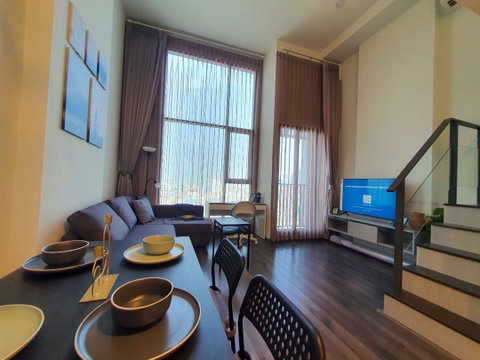 For Rent KnightsBridge Space Rama9 Fully Furnished (Near Central Rama9)