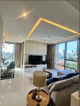 ว่างพร้อมอยู่! Bangkok Sathorn. 2นอน 107ตร.ม. Line id: @pfagent