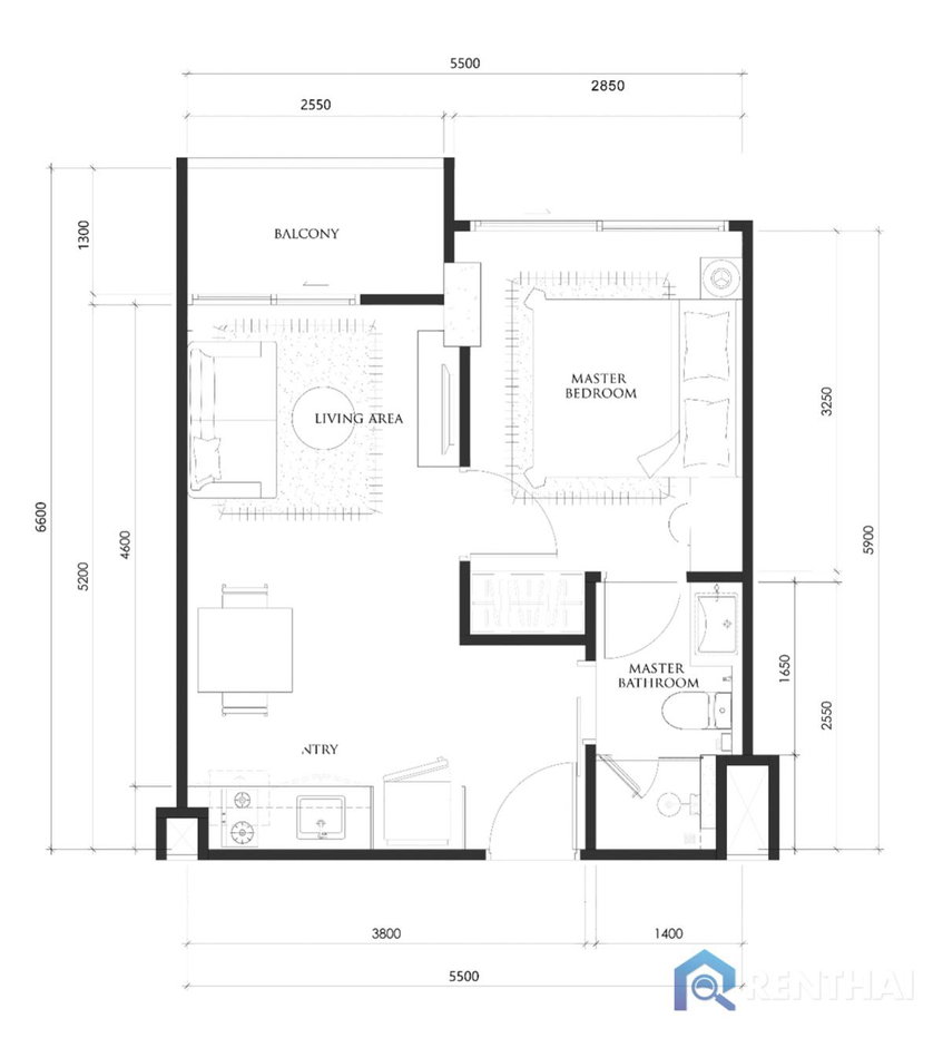 รูป สำหรับ ขาย คอนโด 1 ห้องนอน ที่ Embassy - รูปที่ 5/25