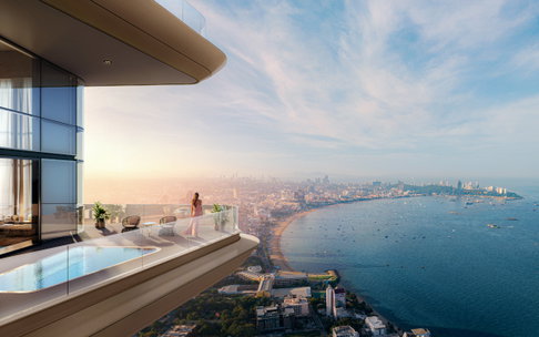 🎈โครงการ วันซ์ วงศ์อำมาตย์ ONCE WONGAMAT Penthouse Pattaya Bay view ขนาด 407.87 ตร.ม. ✅ราคาขาย 140.x ล้านบาท